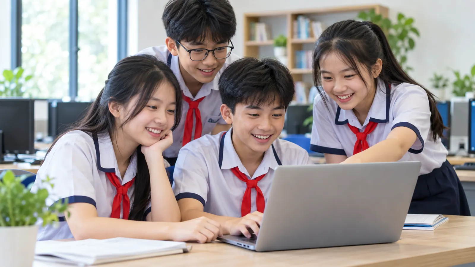 Ảnh minh họa hoạt động luyện tập theo nhóm
